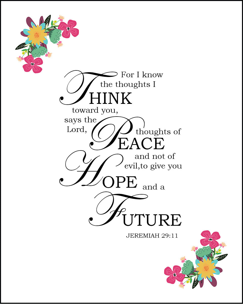 Jeremiah 29:11 - For I Know - Bible Verses To Go