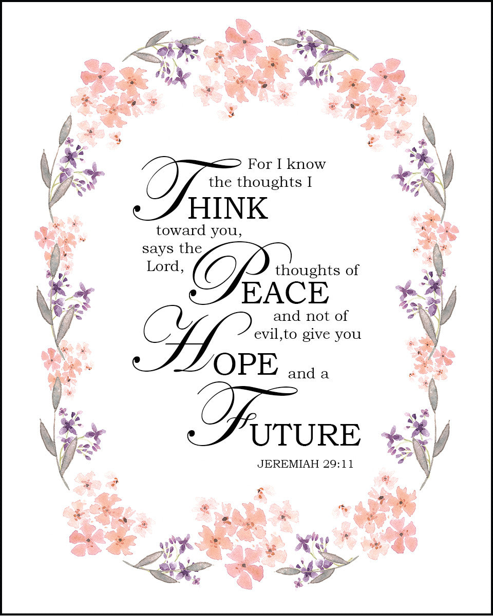 Jeremiah 29:11 - For I Know - Bible Verses To Go