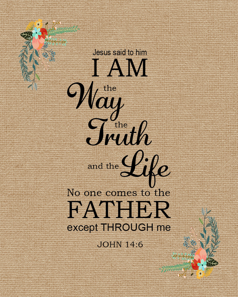 John 14:6 - I Am the Way - Bible Verses To Go