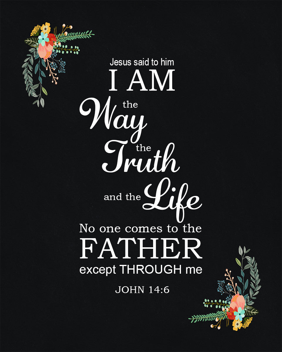 John 14:6 - I Am the Way - Bible Verses To Go