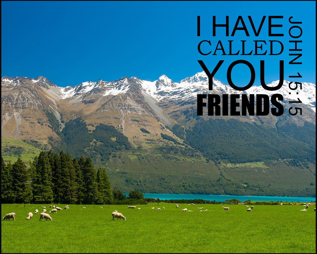 John 15:15 - Call You Friends - Bible Verses To Go