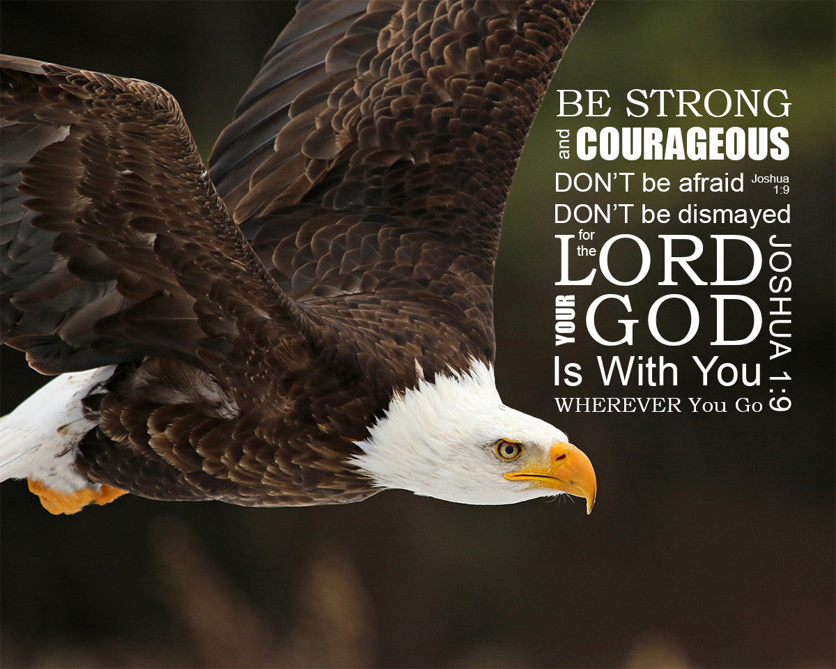 Joshua 1:9 - Be Strong - Bible Verses To Go