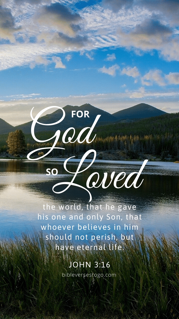 Christian Wallpaper – Lake John 3:16