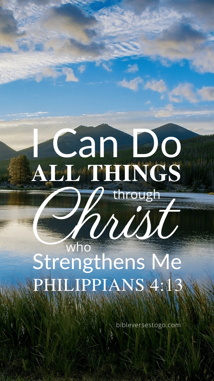 Christian Wallpaper – Lake Philippians 4:13