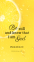 Christian Wallpaper - Lemon Psalm 46:10