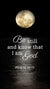 Christian Wallpaper – Moonlight Psalm 46:10