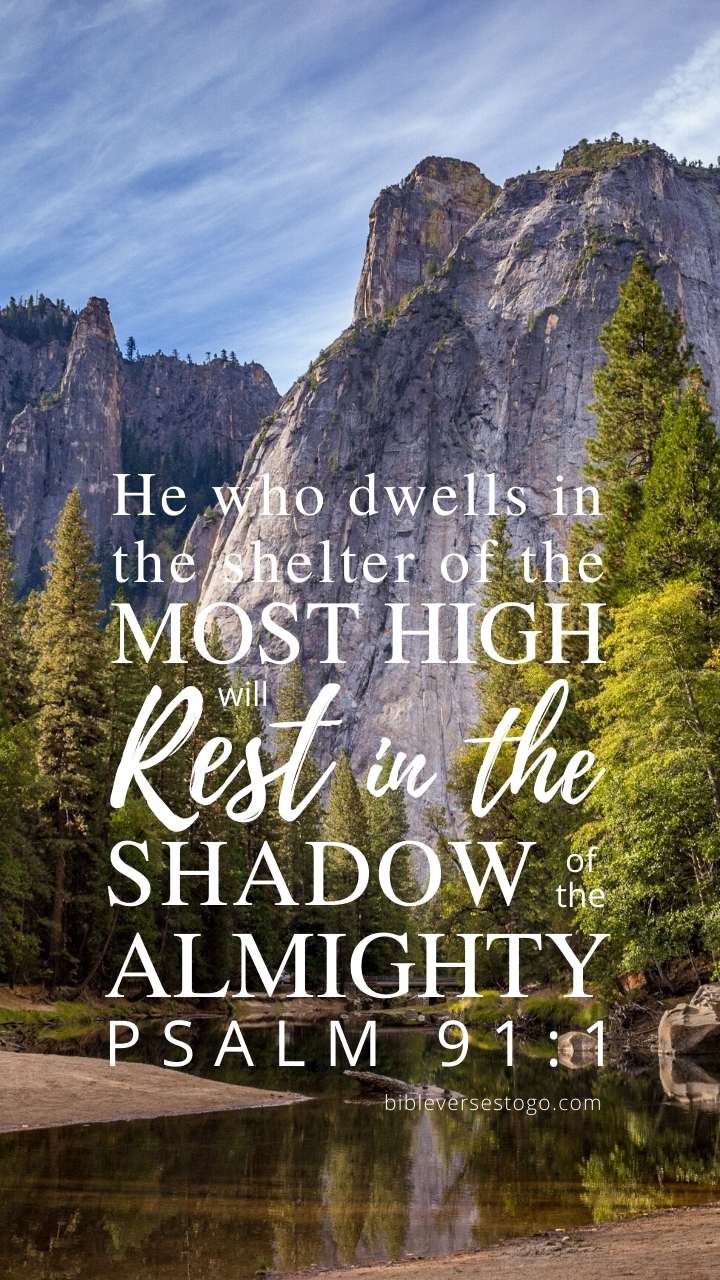 Christian Wallpaper - Mountain Creek Psalm 91:1