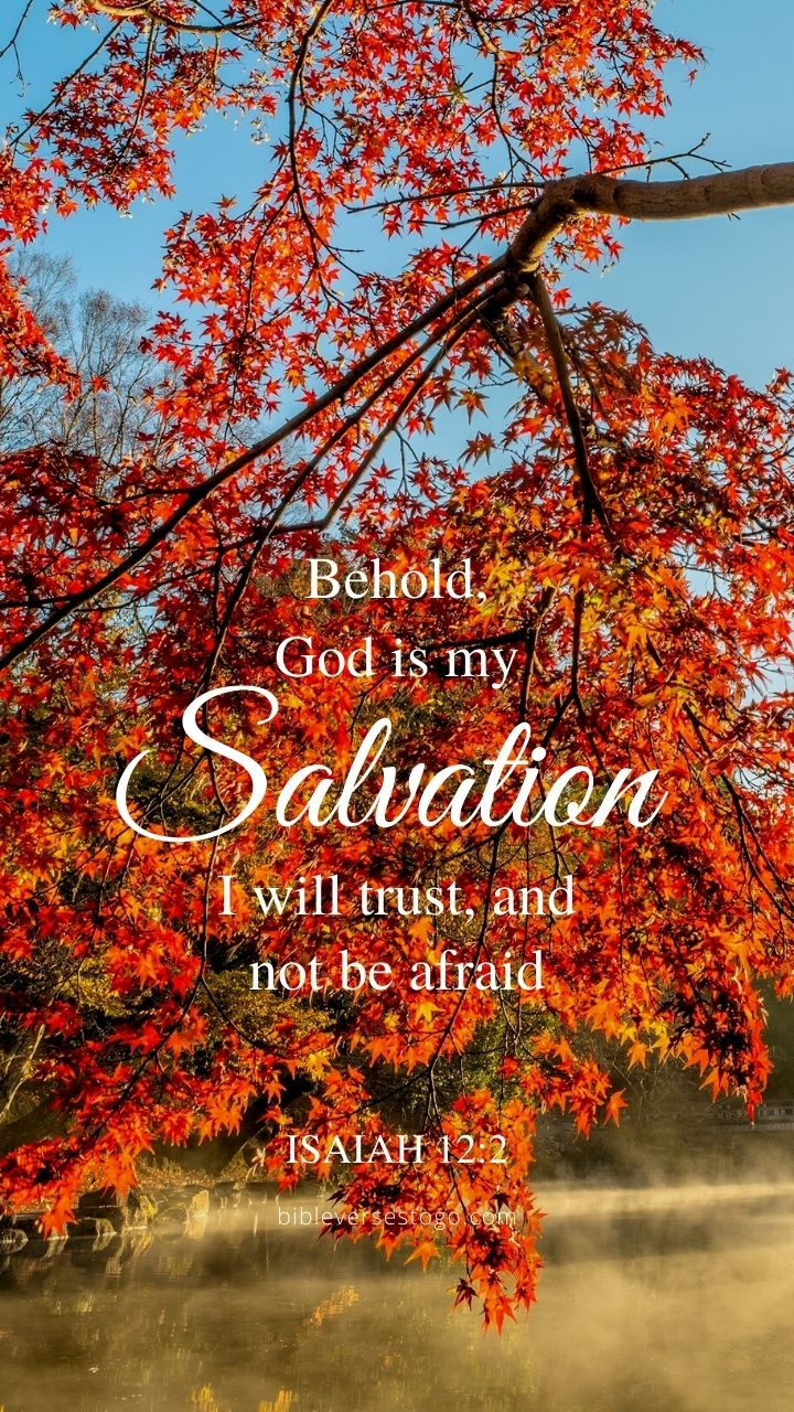 Christian Wallpaper - My Salvation Isaiah 12:2