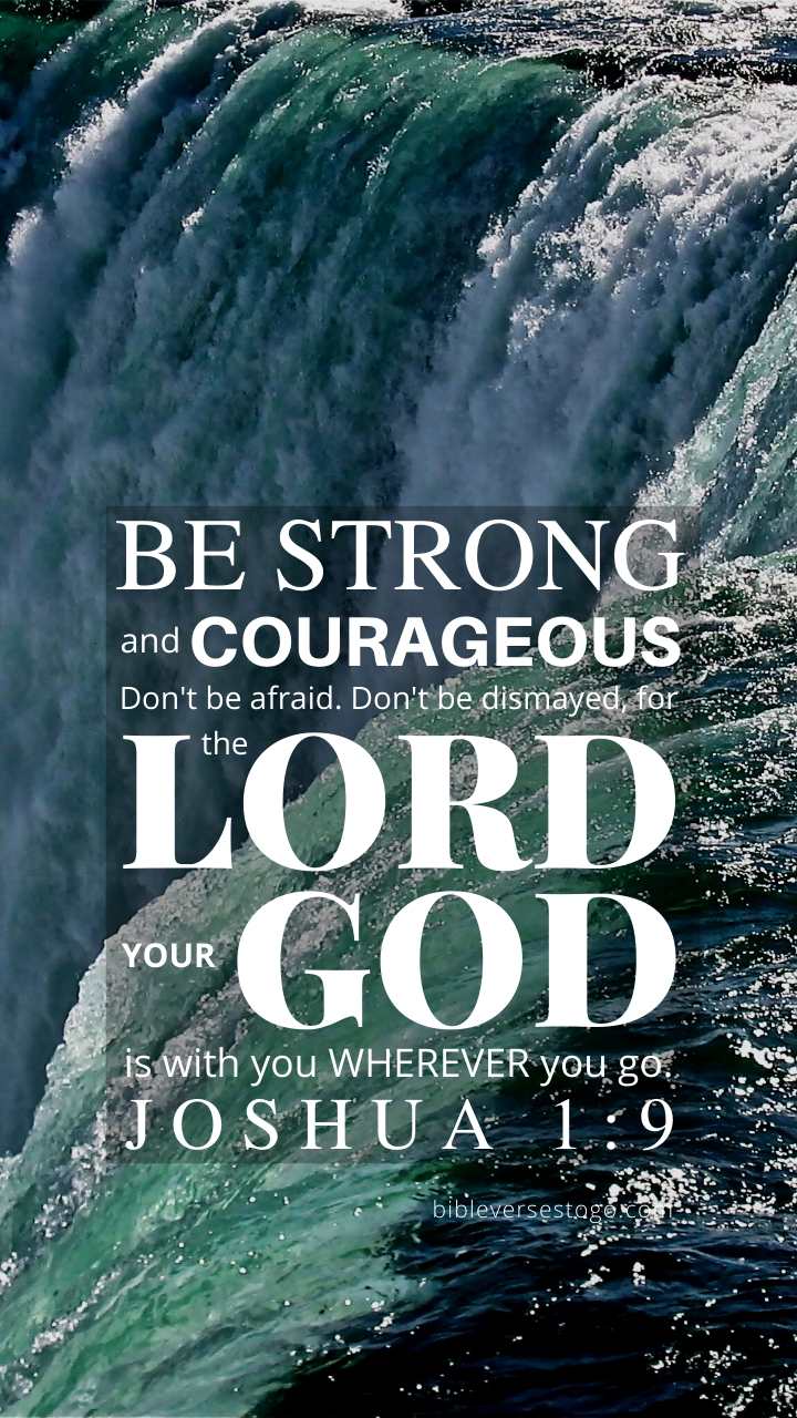 Christian Wallpaper – Niagara  Joshua 1:9