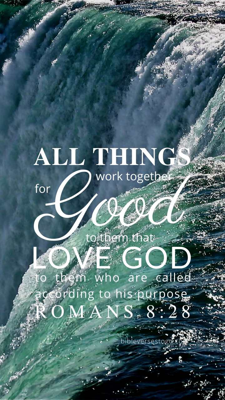 Christian Wallpaper – Niagara Romans 8:28