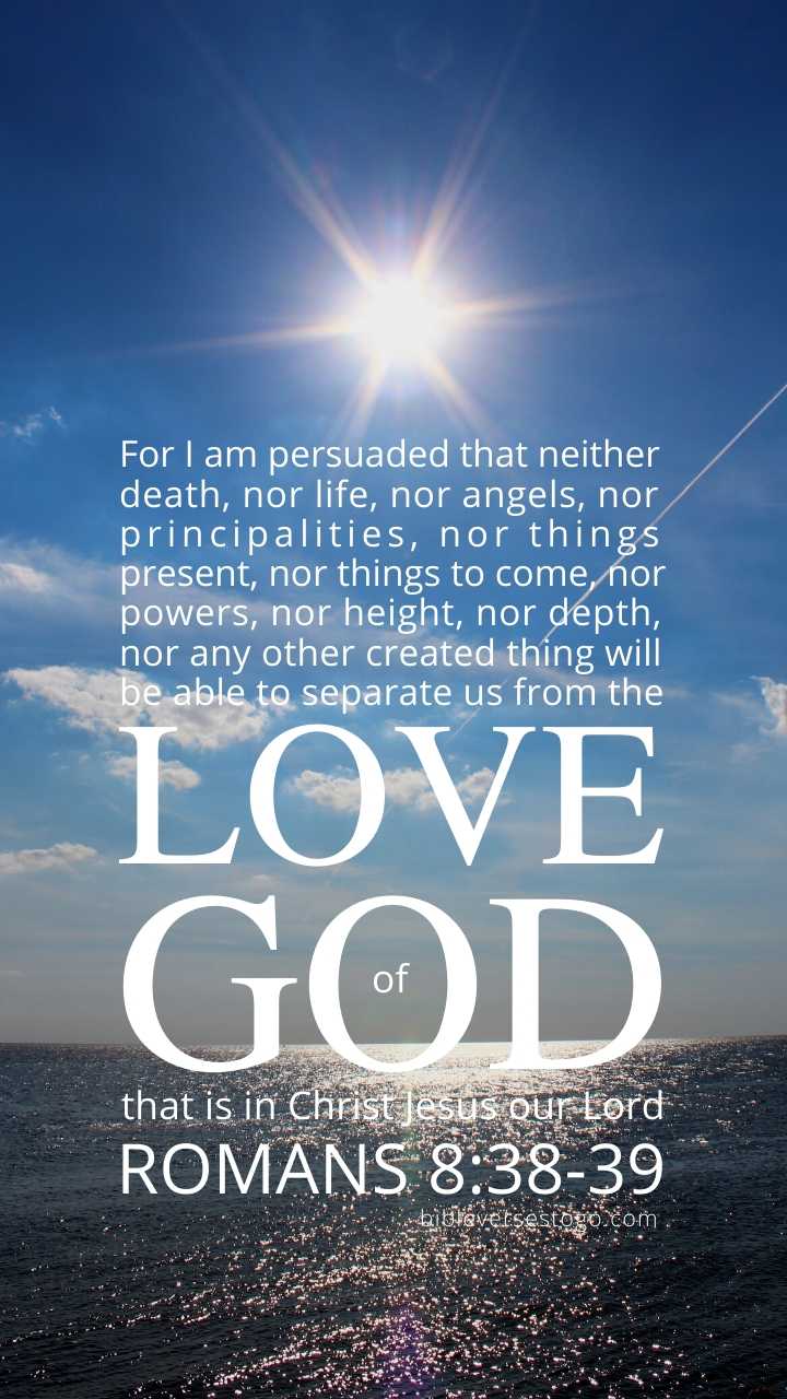 Christian Wallpaper - North Sea Romans 8:38-39