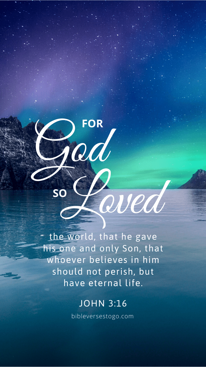Christian Wallpaper - Northlight John 3:16