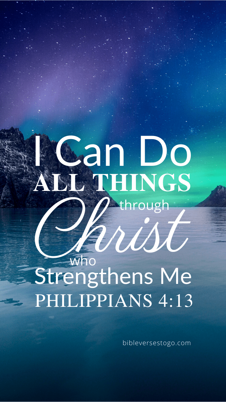 Christian Wallpaper - Northlight Philippians 4:13