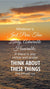 Christian Wallpaper - Ocean Sunset Philippians 4:8