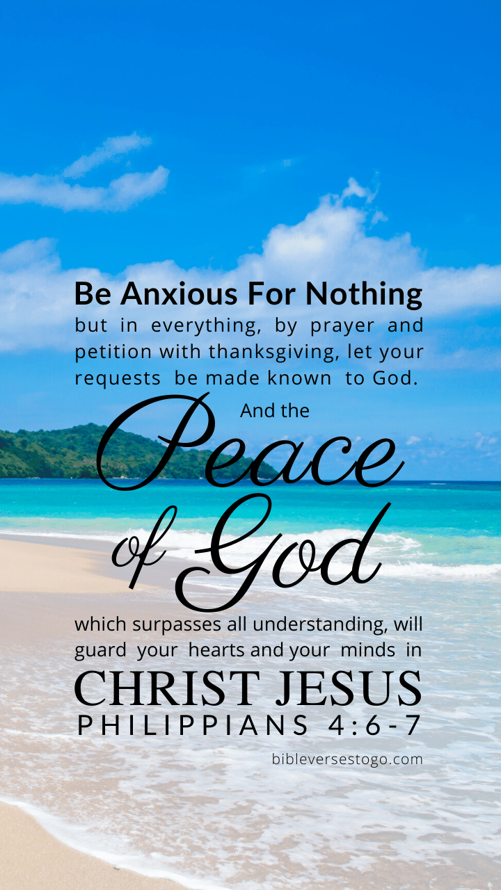 Christian Wallpaper – Paradise Philippians 4:6-7