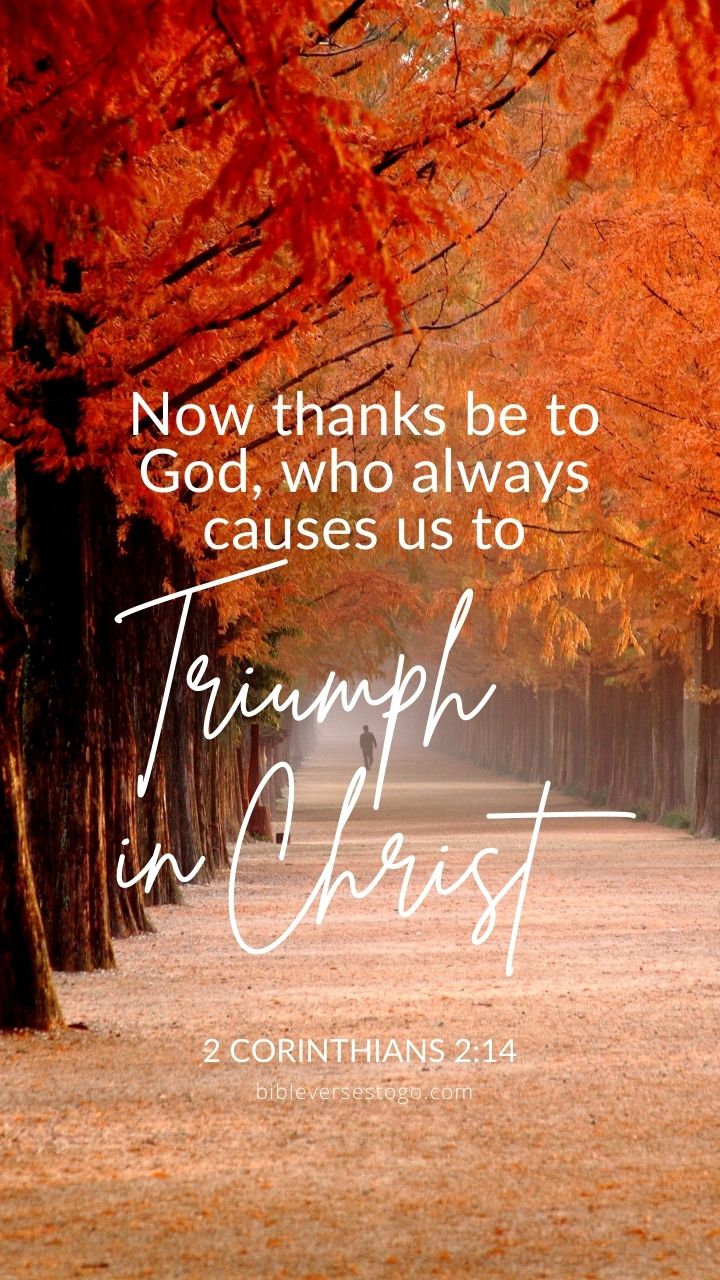 Christian Wallpaper - Path to Victory 2 Corinthians 2:14
