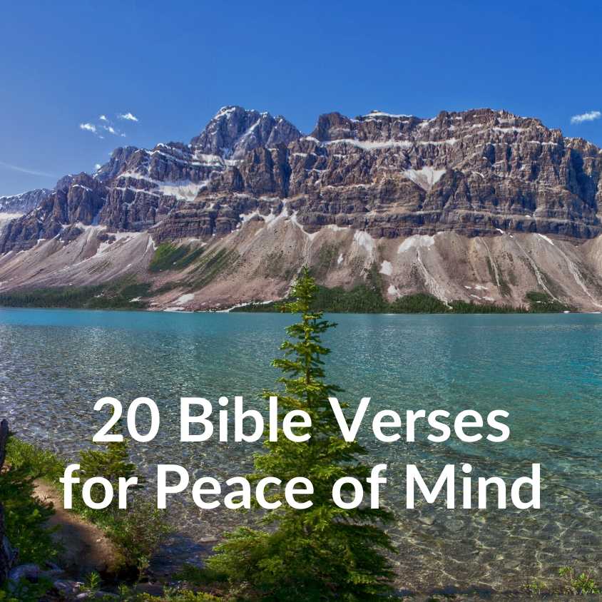 20 Bible Verses for Peace of Mind - Download