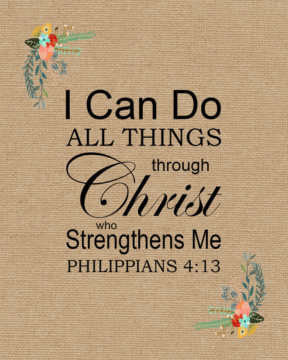 Philippians 4:13 - Can Do All Things - Bible Verses To Go