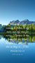 Christian Wallpaper - Pine Lake Psalm 116:1-2