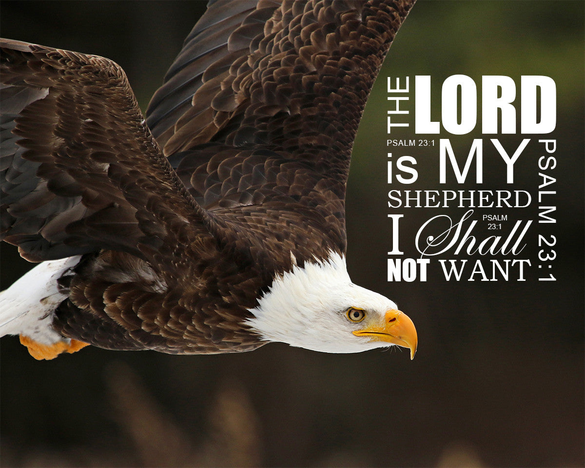 Psalm 23:1 - Lord My Shepherd - Bible Verses To Go