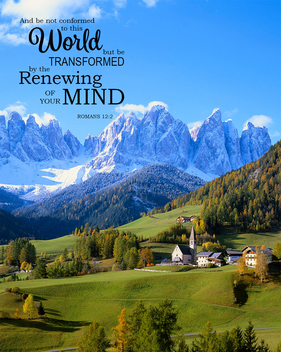 Romans 12:2 - Renewing of Your Mind - Bible Verses To Go