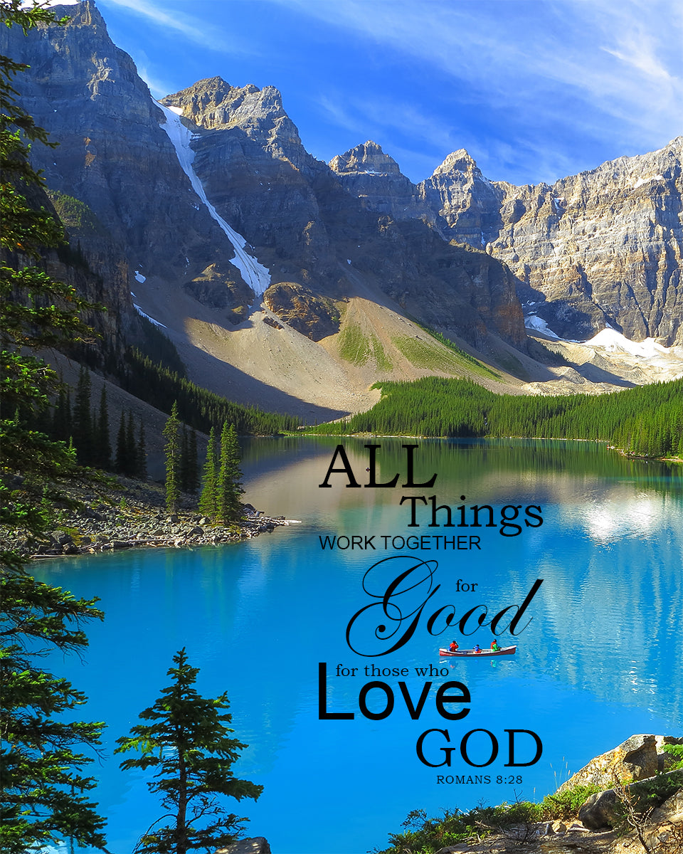 Romans 8:28 - All Things Work Together for Good - Bible Verses To Go