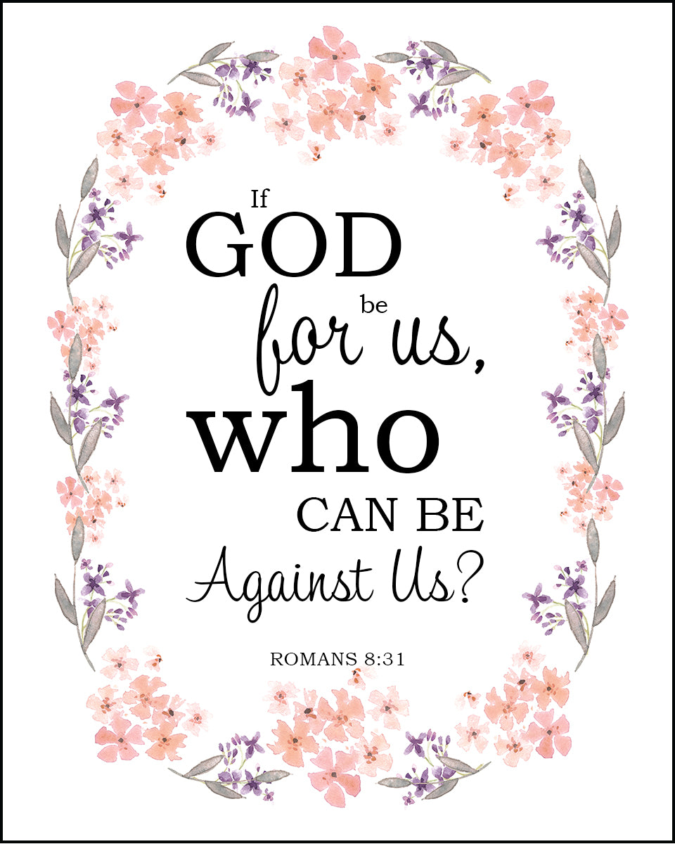 Romans 8:31 - God is for Us - Bible Verses To Go