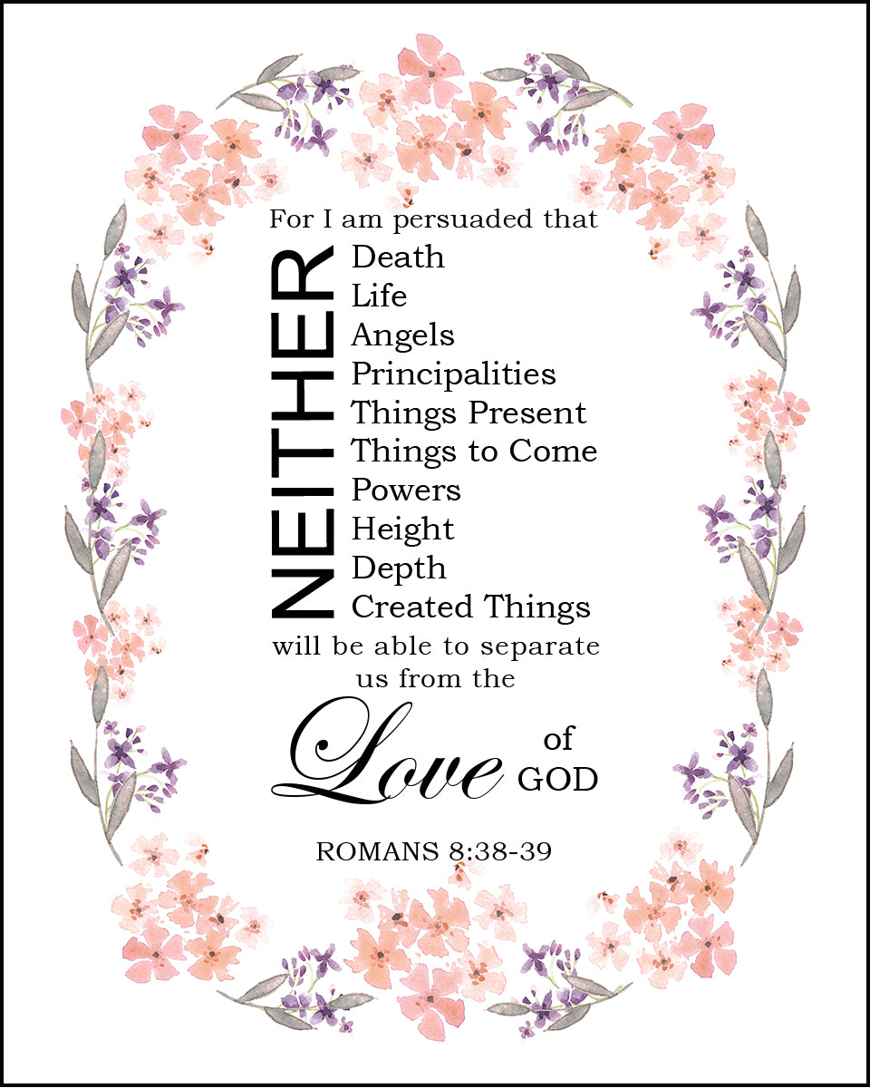 Romans 8:38-39 - Nothing Separates Us - Bible Verses To Go