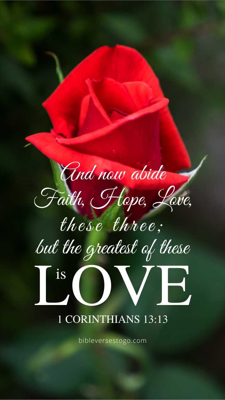 Christian Wallpaper – 1 Corinthians 13:13