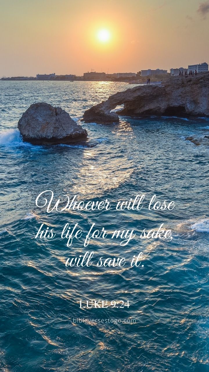 Christian Wallpaper - Save Your Life Luke 9:24