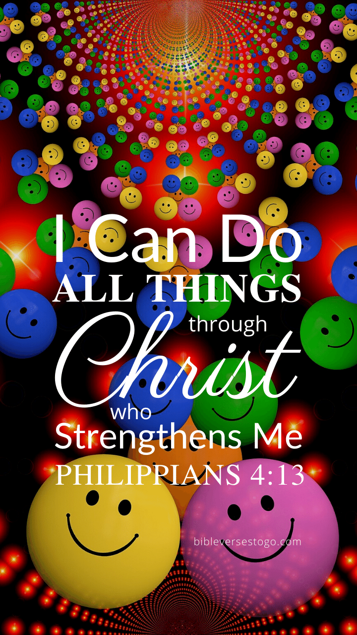 Christian Wallpaper – Smiley Philippians 4:13