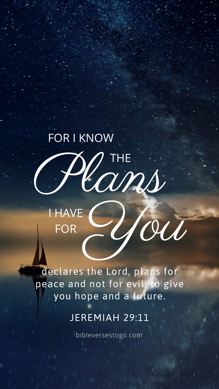 Christian Wallpaper - Starlit Boat Jeremiah 29:11