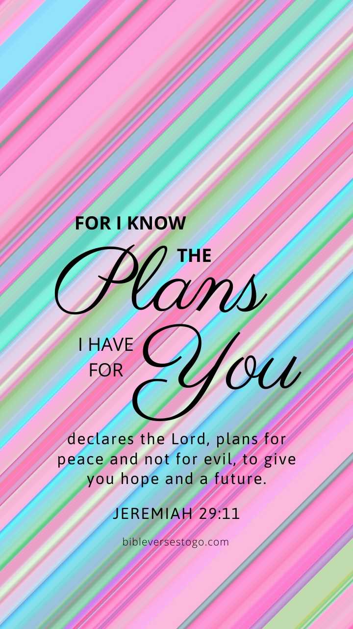 Christian Wallpaper – Stripes Jeremiah 29:11