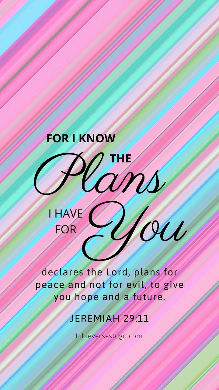 Christian Wallpaper – Stripes Jeremiah 29:11