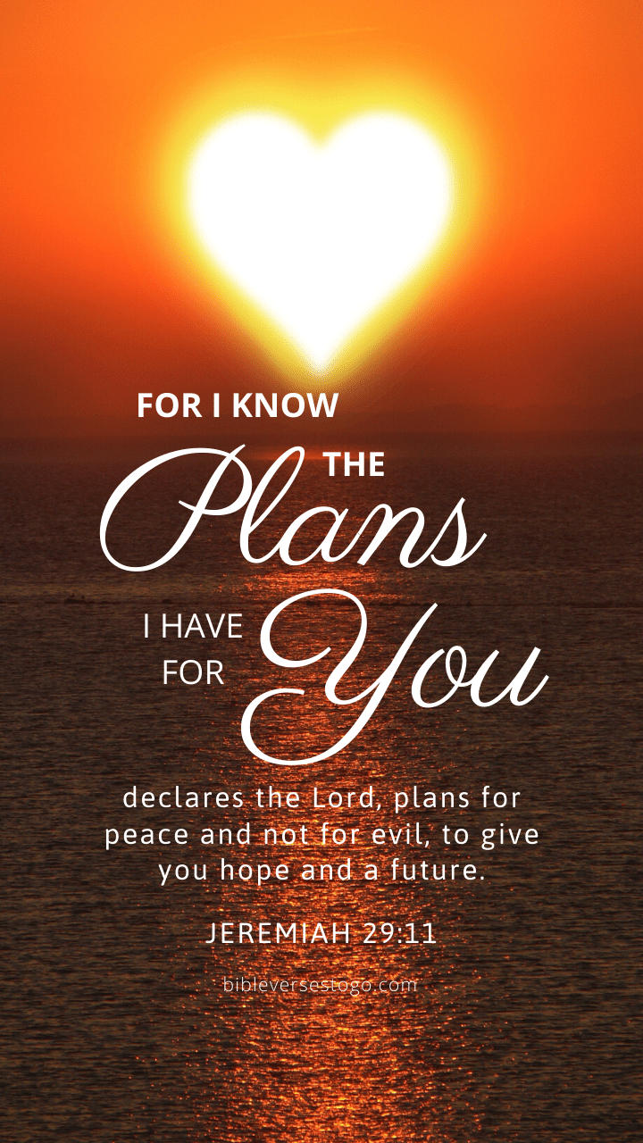 Christian Wallpaper – Sun Heart Jeremiah 29:11