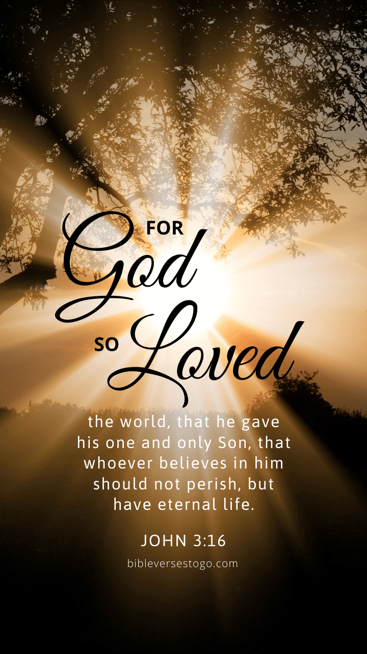 Christian Wallpaper – Sunrays John 3:16