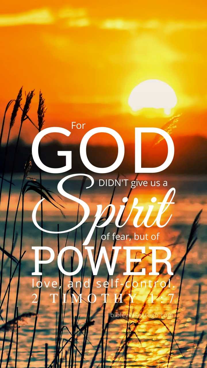 Christian Wallpaper – Sunrise 2 Timothy 1:7