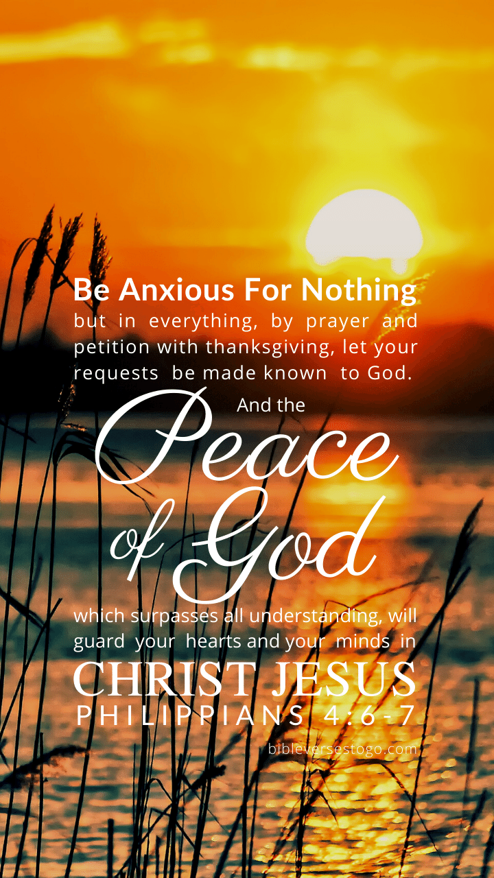 Christian Wallpaper – Sunrise Philippians 4:6-7