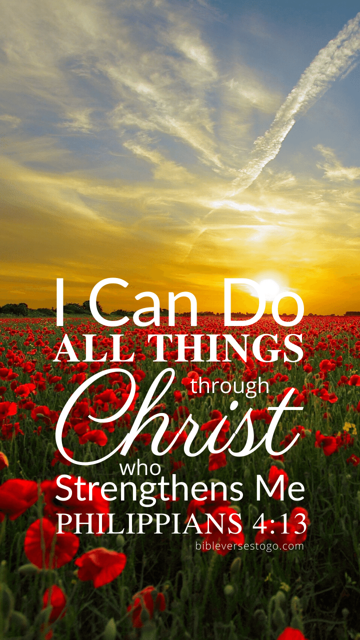 Christian Wallpaper – Sunset Philippians 4:13