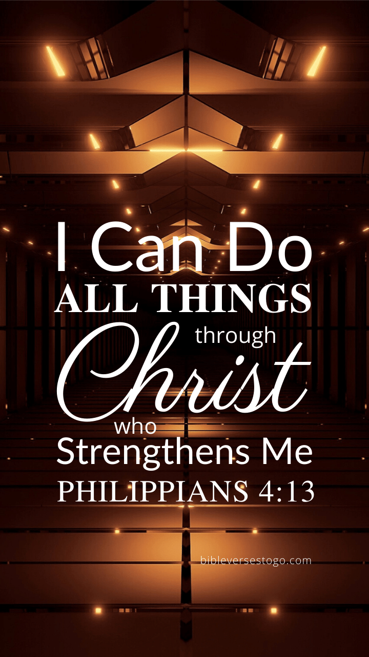 Christian Wallpaper - Tunnel Philippians 4:13