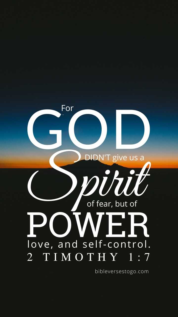 Christian Wallpaper – Twilight 2 Timothy 1:7