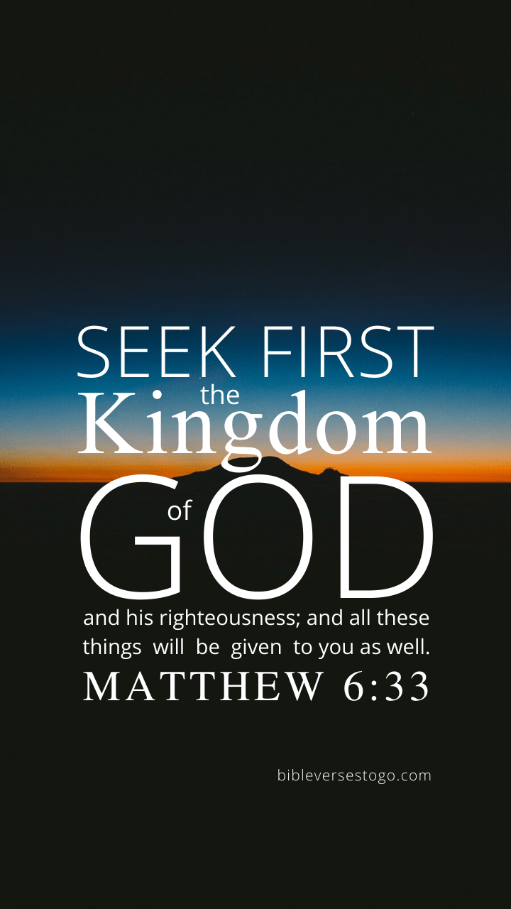 Christian Wallpaper – Twilight Matthew 6:33