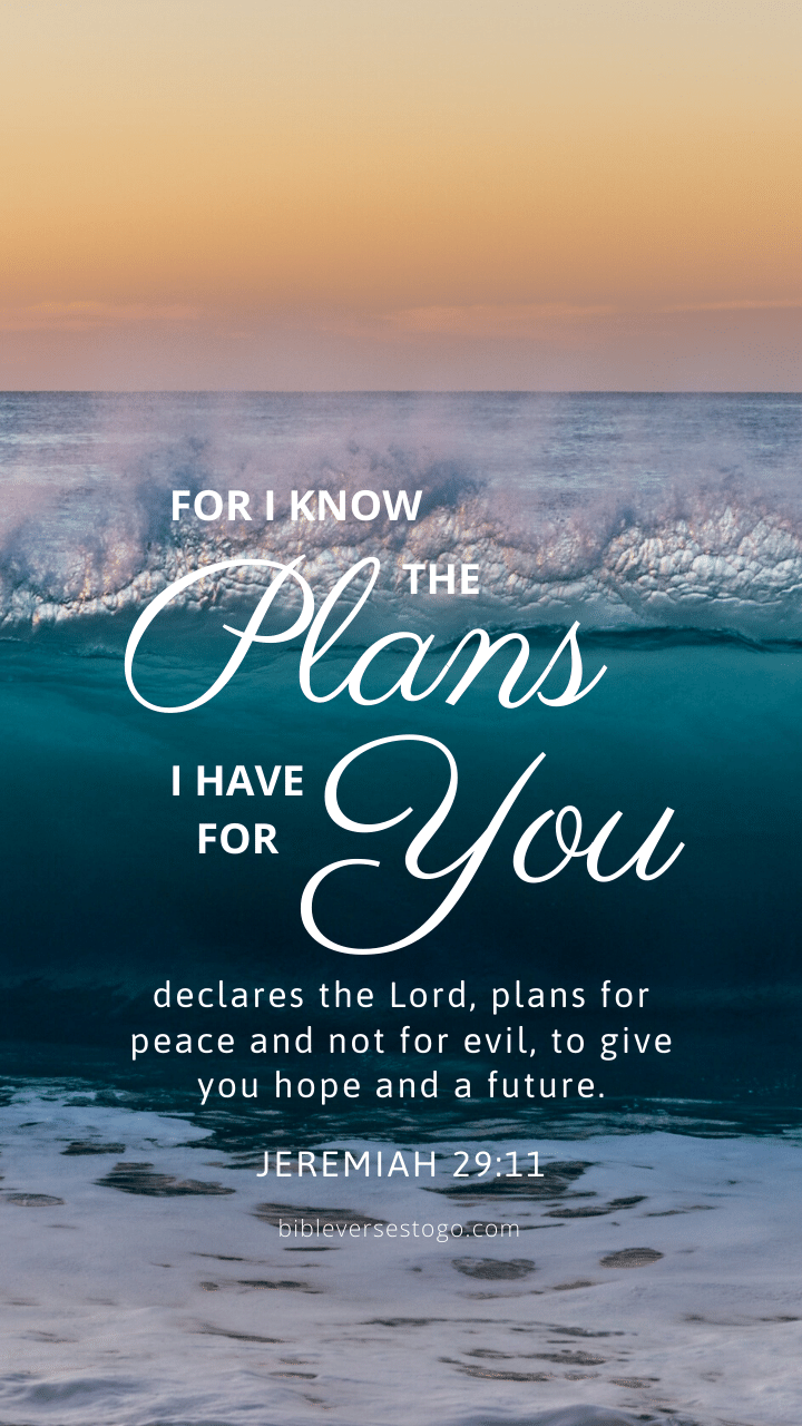 Christian Wallpaper - Waves Jeremiah 29:11