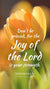 Christian Wallpaper - Yellow Tulips Nehemiah 8:10