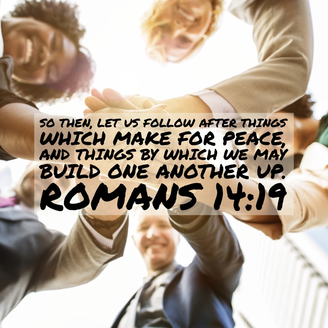 Romans 14:19 - Follow Things For Peace