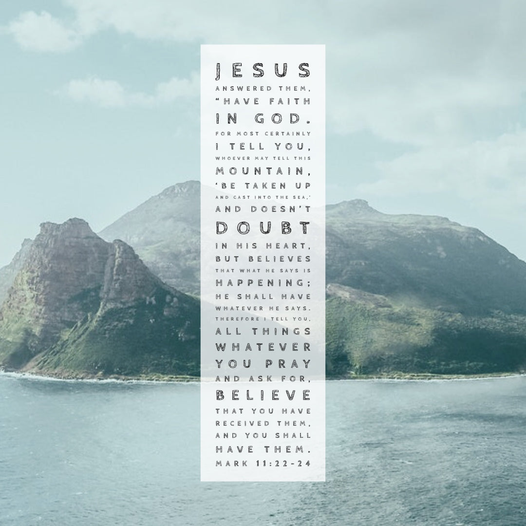 Mark 11:22-24 - Have Faith in God